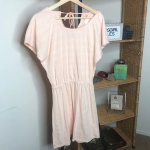 Lucy Peach Pink Summer Cover Up Dress Small Petite